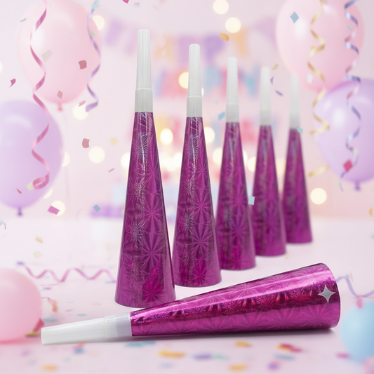 Party Blowouts Metallic Assorted – 6 Pieces
