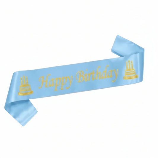 Happy Birthday Sash.(for Birthday Party)