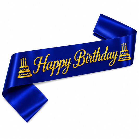 Happy Birthday Sash.(For Birthday Party)