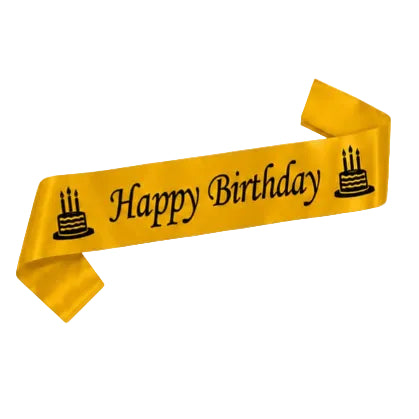Happy Birthday Sash.for Birthday Party