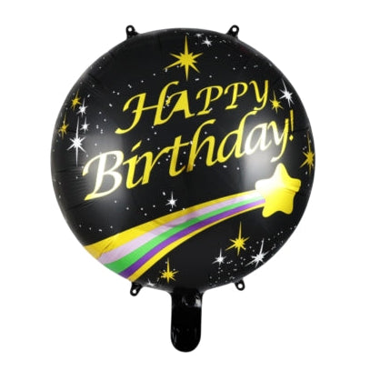 Happy Birthday Foil Balloon – 18 Inch (Helium Filled)