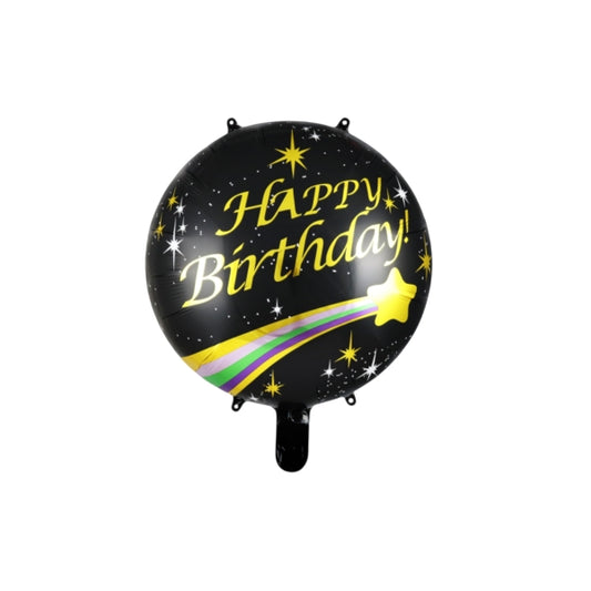 Happy Birthday Foil Balloon – 18 Inch (Helium Filled)