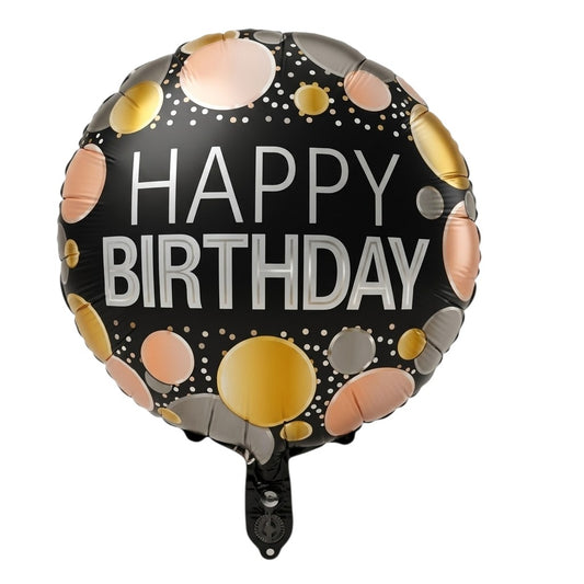Happy Birthday Foil Balloon – 18 Inch (Helium Filled)