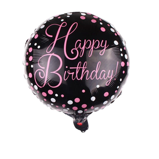 Happy Birthday Foil Balloon – 18 Inch (Helium Filled)