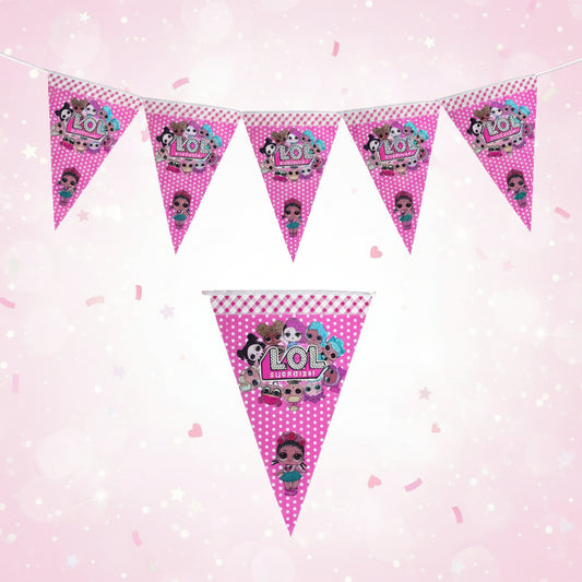 PARTY- TRIANGLE BANNER "LOL"
