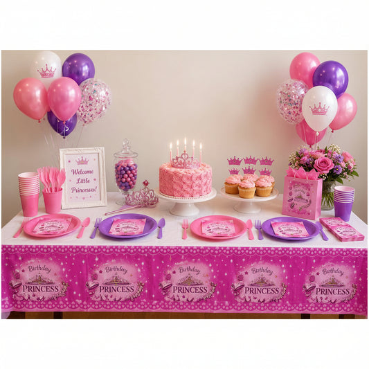 Table Cover Happy Birthday (180 x 120 cm)