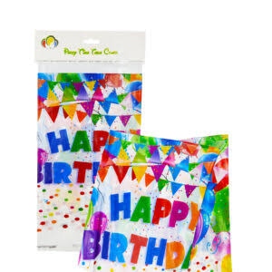 Table Cover Happy Birthday  (180 x 120 cm)