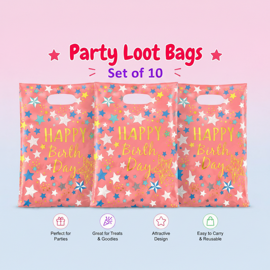 Party Loot Bag – Large (Pack of 10)