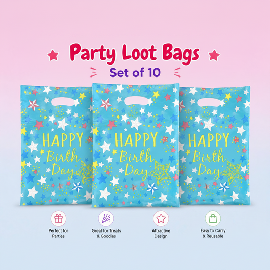 Party Loot Bag – Large (Pack of 10)