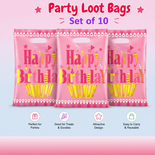 Party Loot Bag – Large (Pack of 10)