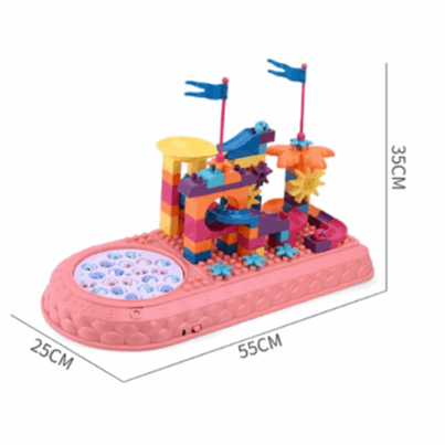 Fishing Castle Blocks Game