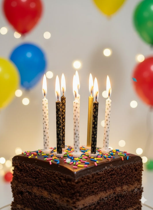 PARTY PENCIL CANDELS 6PCS