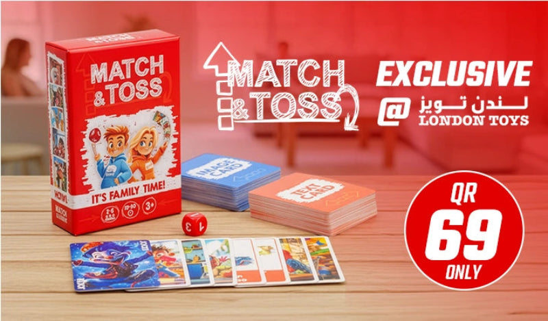 Match and Toss toy game for kids at London Toys Qatar