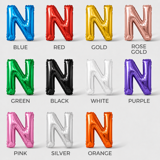 16" Foil Balloon Letter "N"
