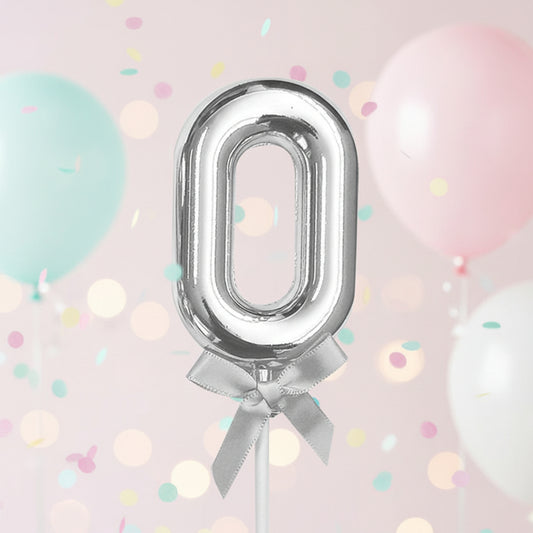 Cake topper Number  - "0 "