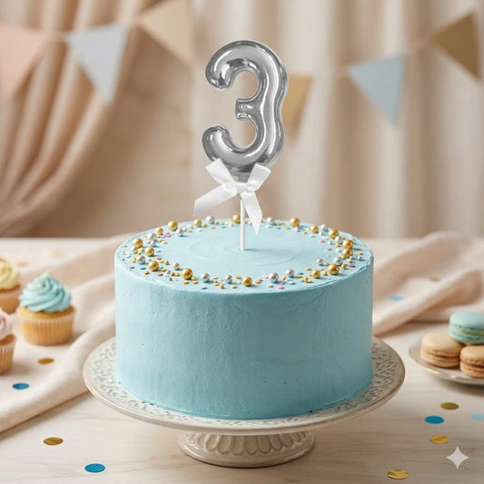 Cake topper Number - "3"
