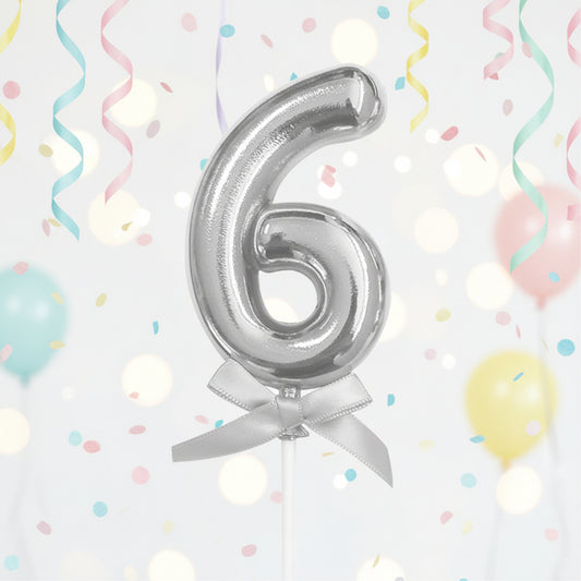 Cake topper Number -"6"