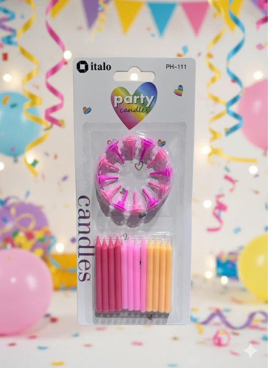 Happy birthday Candle (12 PCS)