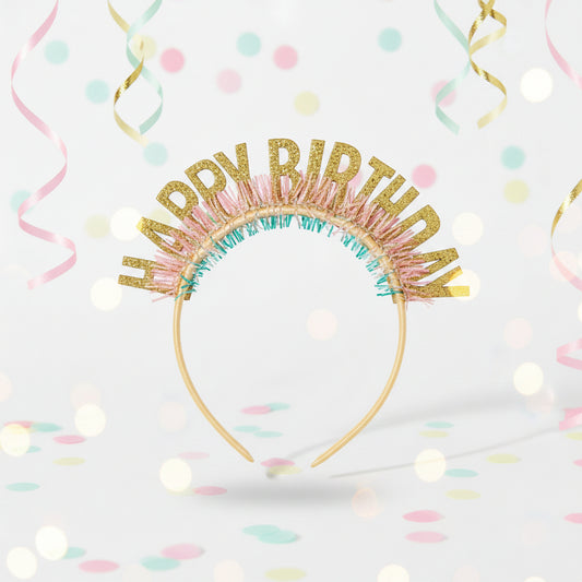 ITALO BIRTHDAY HAIRBAND (GOLD) 