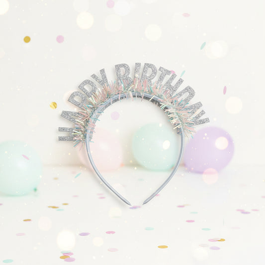 ITALO BIRTHDAY HAIRBAND (SILVER) 