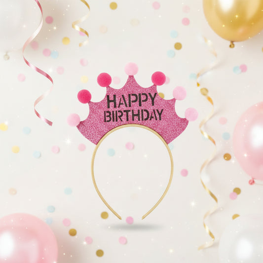 ITALO HAPPY BIRTHDAY HAIR BAND  (PINK)