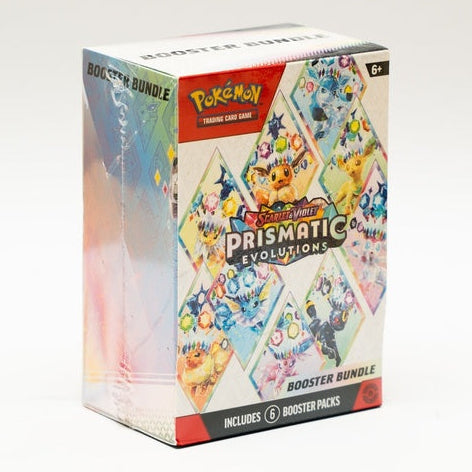Pokemon TCG Scarlet & Violet-Prismatic Evolutions Booster Bundle (6 Packs)