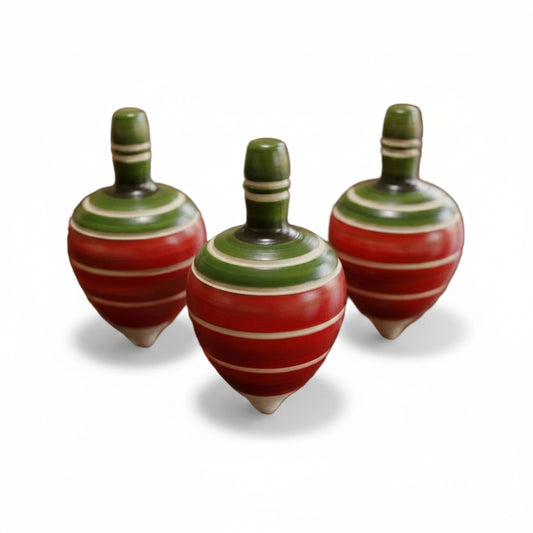 Handmade Wooden Spinning Top – 1 Piece