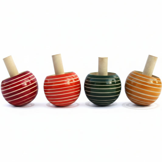 Handmade Wooden Spinning Top – 1 Piece