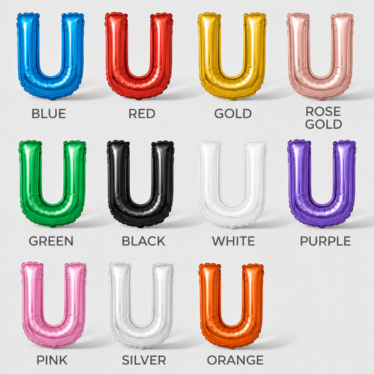 16" Foil Balloon Letter "U"