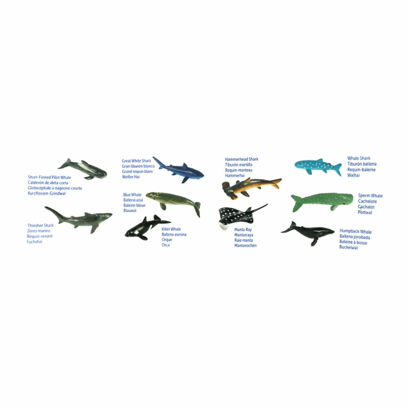 Learning Resources Ocean Animals Figures 50 Pieces