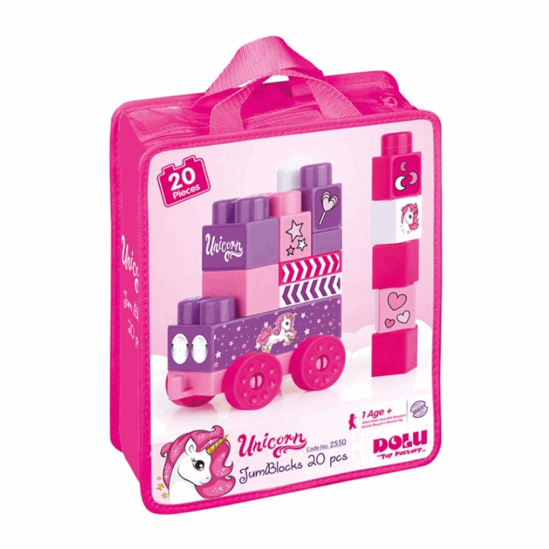 Dolu Unicorn Mega Blocks 20 Pcs In Bag