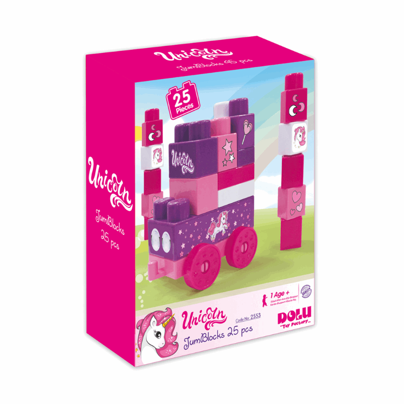 Unicorn Mega Blocks 25 Pcs In Printed Box