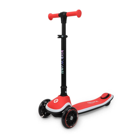 KICK N ROLL X2 3-WHEEL KIDS KICK SCOOTER RED