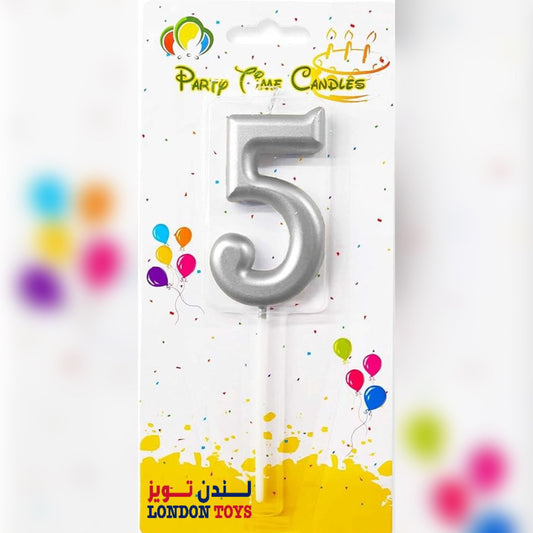 Party - Number Candle (Number 5)