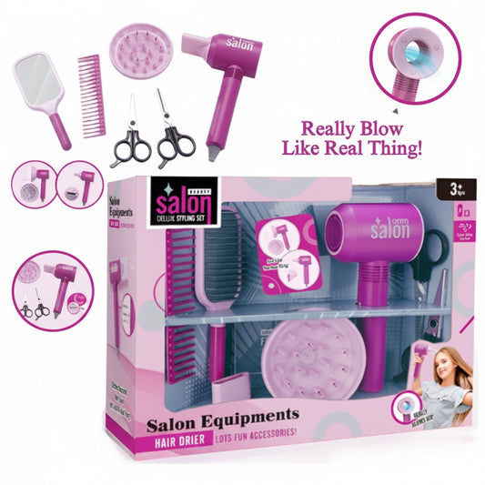 Deluxe Kids Salon Styling Play Set