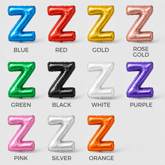 16" Foil Balloon Letter "Z"