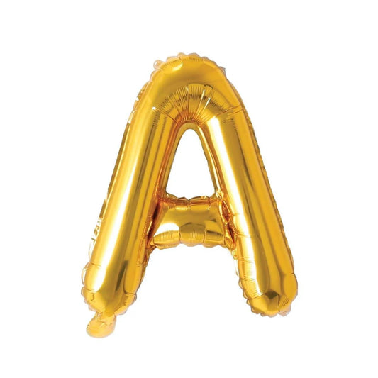 16" Letter Foil Balloon "A"  GOLD