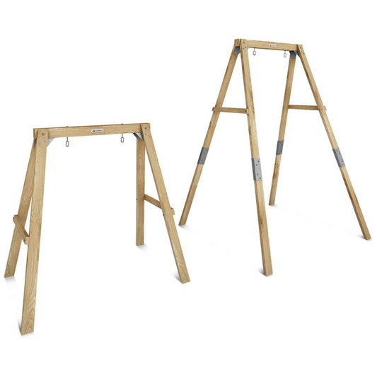 Dynamic Sports - Growing Giraffe Wooden Swing Set