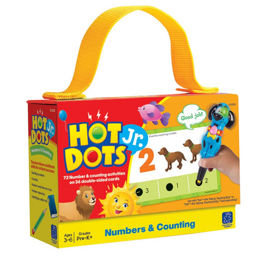 Learning Resources Hot Dots Jr. Numbers And Counting Card Set