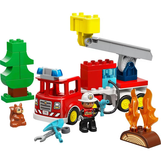 LEGO Duplo Fire Truck with Hose and Firefighter 10473