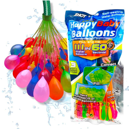 Happy Baby 111 Pcs Water Balloons in 60 Seconds