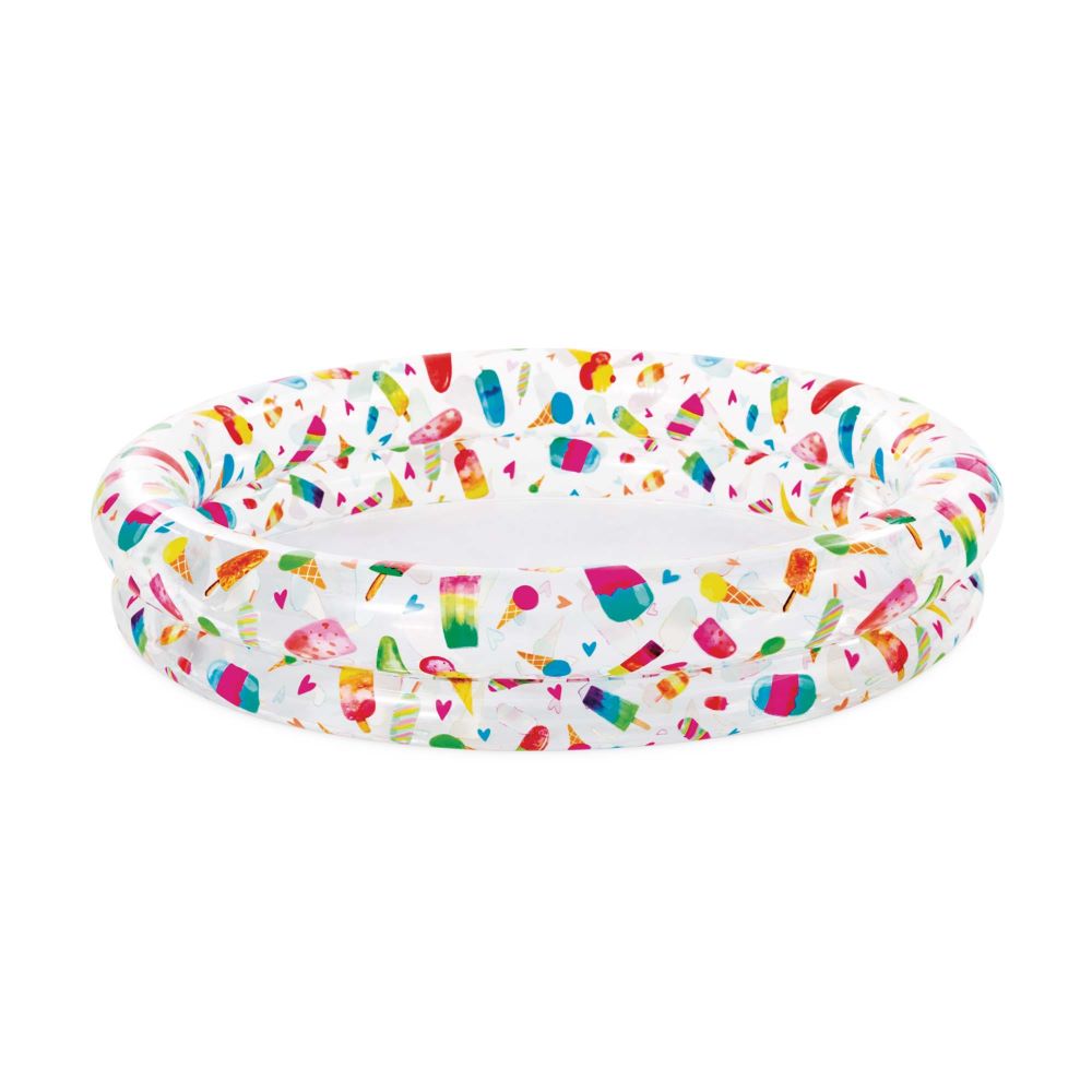 Intex inflatable toddler pool Qatar with colorful popsicle print for summer fun