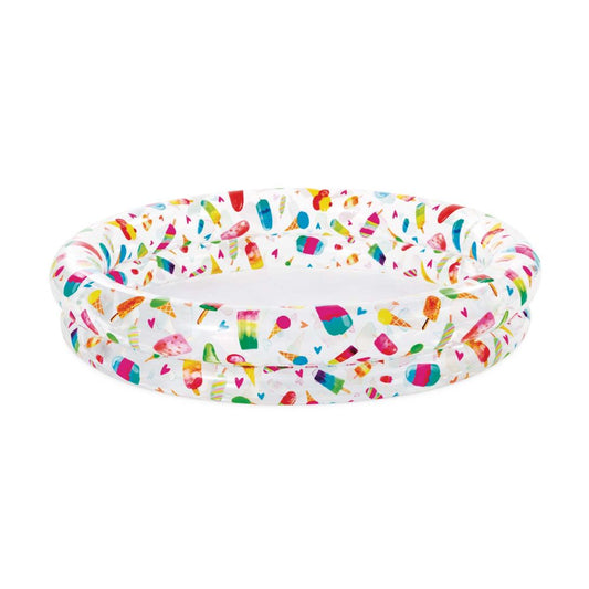Intex inflatable toddler pool Qatar with colorful popsicle print for summer fun