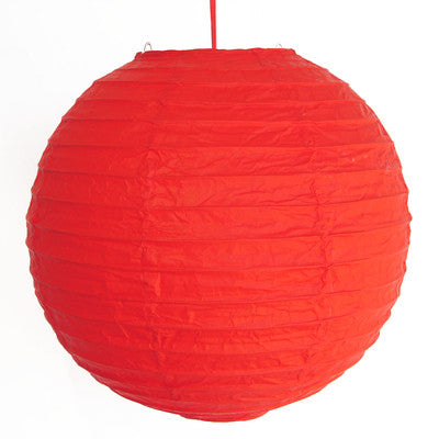 Paper Lantern Round 10-Inch (1.Pc Red)