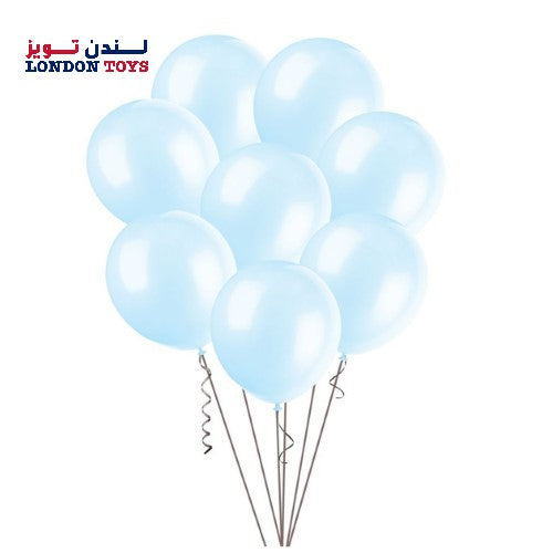 Latex Balloons for Party Pack of 25 Sky blue Color