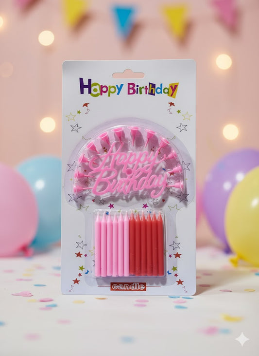 Happy birthday Candle 12 PCS
